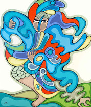 A345 (Canada) Odjig Daphne Painting Art Examination Decoration High Definition Material Electronic Gallery