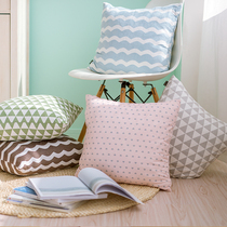 Pastoral pillow home pillow cute sofa cushion car pillow full pillow core waist cushion nap pillow