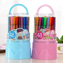 12-48 color watercolor pen suit kindergarten washable color stroke painting graffiti pen children Non-toxic elementary school children
