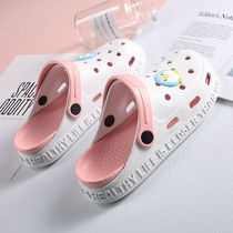 2021 new parent-child sandals summer breathable male and female child cave shoes Baotou non-slip soft bottom childrens sandals