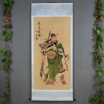 New Chinese calligraphy and painting tea room hanging brush decoration painting porch wall landscape feng shui painting