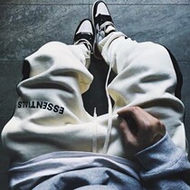 FOG FEAR OF GOD California double thread stitching ESSENTIALS high street sports bunches trousers