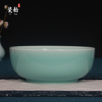 Celadon Oujiang tableware large soup bowl ceramic bowl home large salad bowl instant noodle bowl Japanese vegetable bowl