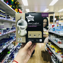 Australian direct mail Tommee Tippee soup meteor wide mouth temperature-temperature-proof and anti-fall milk bottle