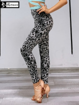 Real Madrid Latin dance pants new girl hit bottom pants little girl girl practice pants tight pants children dance long pants