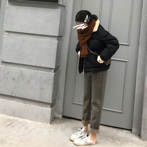 Halonini cotton clothes women 2019 new Korean students winter bread clothing Lamb hair coat women short cotton coat