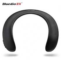 Bludio Blue String HS Wireless Bluetooth Speaker Neck Hanging Sound Box Heavy Bass Card FM