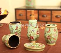  High Grade Luxury Europe Bathroom Set 4pcs Ceramic Bath Acce
