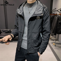 Paul Mens Slim Fit Caps Jacket 2022 Spring Autumn Season New Casual Breathable Mid Youth Blouses Jacket Mens Clothing