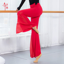 Classical Dance Martial Arts Pants Adult Woman Broadlegged Pants Square Body Pants Latin Dance Horn Pants Dancing Pants