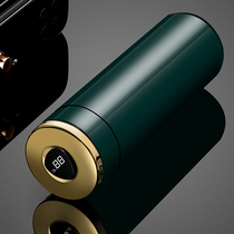 Cup ins simple Japanese Harajuku water cup creative high-end business tea smart 316 stainless steel thermos cup female