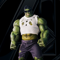 Play Yue Project Avengers Union Movable Cloth Pants Hulk Hand Puppet Model Collection Decoration