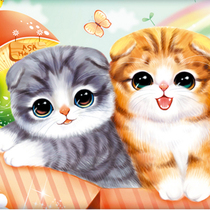 Cross Stitch Embroidery New Cartoon Cartoon Printed Cross Stitch Bedroom Slightly Full Embroidered Cat Simple Embroidered