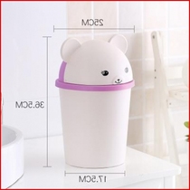 Trash can household trash can cover creative hygiene large flip cover living room bedroom cute room has