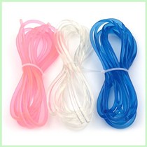 Skipping rope spare rope PVC solid replacement rope diameter 5MM pink blue gray transparent four-color