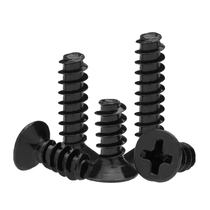 M1 5M1 6M1 7*3*4*5x6x8x10 black KB cross flat head countersunk head self-tapping flat head screw