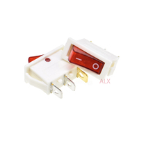 kcd3-101n KCD Illuminated boat switch Rocker power button 3 feet 2 gears 15A 250V White