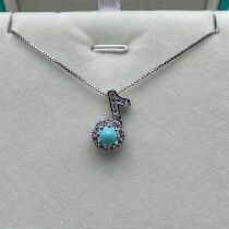 Hubei Zhushan origin natural turquoise jewelry xz1579