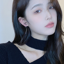 Ins niche design sense cold wind fox earrings unique personality design net red earrings fashion ear accessories