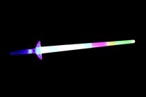 Luminous telescopic stick knife sword toy fluorescent stick Wee Bao sword wholesale concert telescopic luminous stick can shrink the road