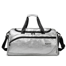 Large capacity portable travel bag Korean version waterproof luggage bag Shoulder bag Independent shoes fitness bag Sports yoga bag