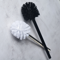 Simple solid color stainless steel household toilet toilet brush