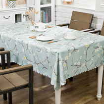 Pastoral waterproof fabric tablecloth Tablecloth Table cloth Table and chair cover Table and chair cushion Coffee table cover table and table flag