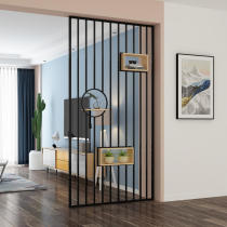 Modern light luxury iron screen partition wall living room dining room hollow simple office decoration wall porch frame club