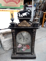 Lingyu Tang_ _ Republic of China Old desk clock Republic of China Horse head desk clock Treasure brand watch Old wall clock Floor clock Old object