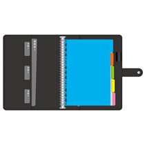 26 holes B5 felt this loose-leaf book notebook stationery preparation lesson this day and month plan this horizontal line version Cornell 5r efficient notebook grid book financial bookkeeping wrong book