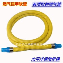 High-quality explosion-proof household bellows gas pipe natural gas gas pipe gas stove water heater connection metal hose