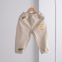 Broken clearance] Boys and girls casual pants children pants spring and autumn children Korean baby Foreign trousers