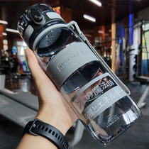 Excellent super large capacity sports water Cup Mens Fitness large sports kettle outdoor portable plastic water bottle 2000ml