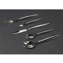 Small Aoigawa Machiya Japan imported Venus curve tableware stainless steel knife and fork cake dessert fork tea spoon