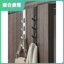 Door Rear Hook Shelve Crewless Crewless Punch-Free Punching Bedroom Clothes Bag Buns Rack Toilet Hanging Clothes Hook Crochet Hook Leptocri Leptocri Leptocri