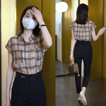 Led-plated shirt woman summer New Specific Pocket Button Blender Breakup with Ocean Gas Lax Top