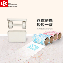  Japan LEC sticky hair roller sticky hair device in addition to clothes hair can be torn to replace the core roll paper household artifact Mini