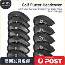 12 sets of golf club sets iron rod clubhead cover caps waterproof (shipped in Australia)