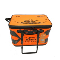 Guest fishing with flying sword type Hard fishing bucket A type 40cm orange