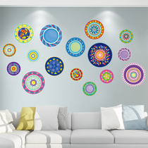 Restaurant KTV dormitory wall decoration stickers creative room bedroom wall stickers bedroom cover ugly patch