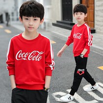 2022 new boy Long sleeves T-shirt Spring loaded childrens undershirt CUHK Tong 8 blouses 10-year-old boys Methodist Ocean Gas