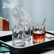 Bincoo tree pattern glass set Household water cup Whiskey cup Creative personality ins wind Nordic western wine glass