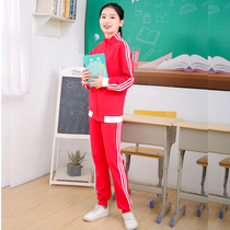 Kindergarten Garden Clothing Spring Autumn Suit Pure Cotton Teacher Childrens School Uniforms Elementary School Students Class Clothing Two Sets Spring Autumn Shipments