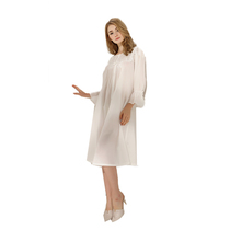 Rosemaid Spring Summer Counter New 18017 True Gong Pure Cotton Lace Embroidered Long Sleeve Sleeve Sleeve Dress