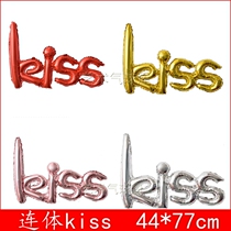 Siamese kisser proposal package wedding room decoration suit wedding ceremony aluminum Film Aluminum foil letter balloon