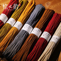 Japanese hand-woven mulberry silk Silk text play line Buddha beads Beaded rope Buddha beads hand string rope Imported high-end wire