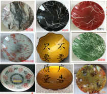 Smoke extinguishing glass tray hotel trash can basin ash bucket with basin lobby vertical ash tray black and white root basin etc.