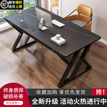  Light luxury rock board desk Bedroom small writing desk Simple computer desk Desktop desk Home student learning desk