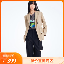 (Mall the same section) LILY2021 Autumn new womens clothing small crowdDesign Fast-style close-fitting jacket jacket jacket