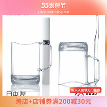like-it Japan imports transparent toothbrush cup home toilet wash mouthwatering cup tooth cylinder lovers toothbrush cup